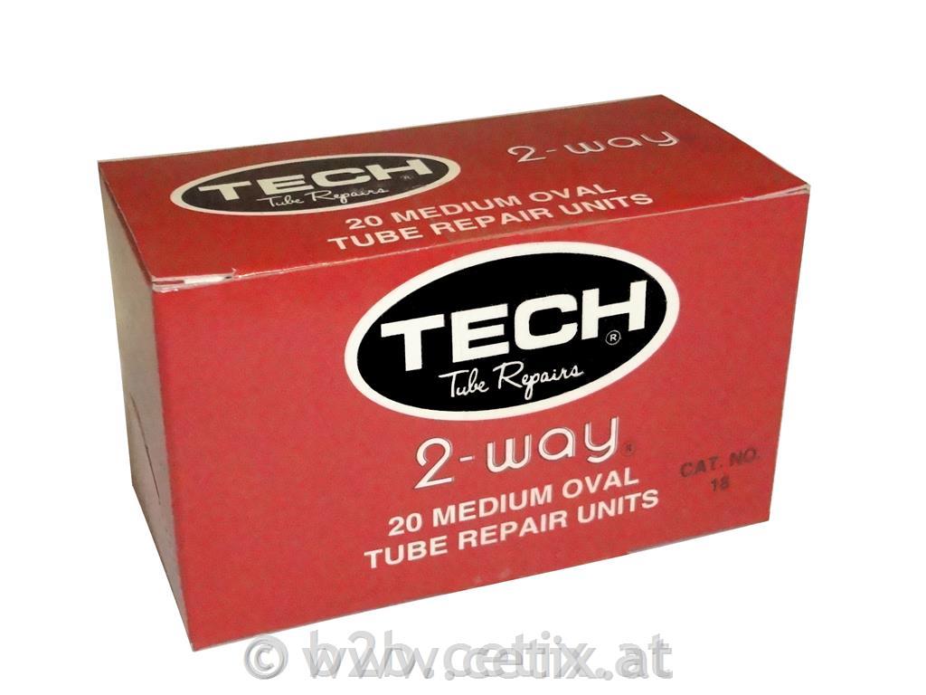 TECH - 2-Way Schlauch Pflaster (oval) -18