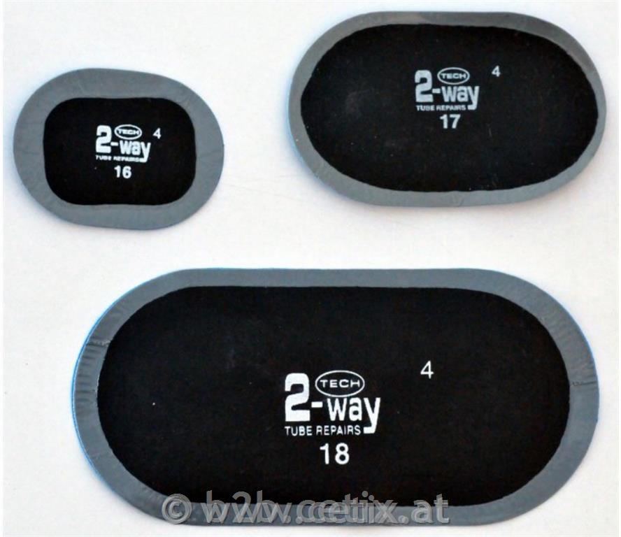 TECH - 2-Way Schlauch Pflaster (oval) -18