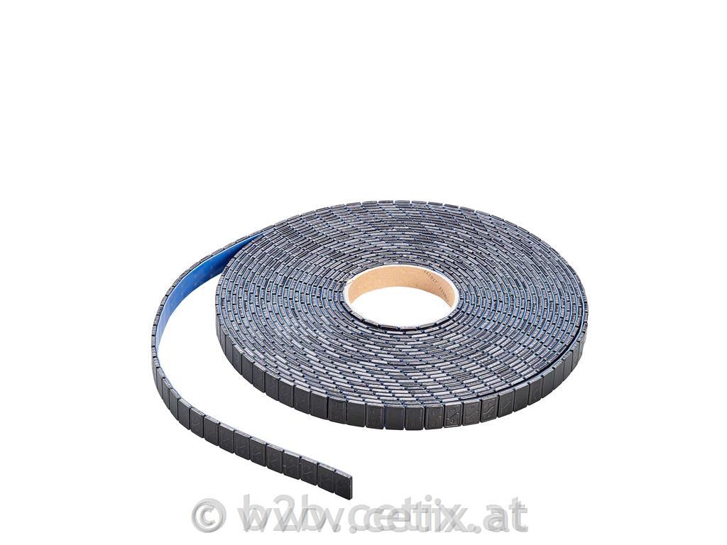 HOFMANN - F1 Klebegewichte auf Rolle 1000x5g Schwarz