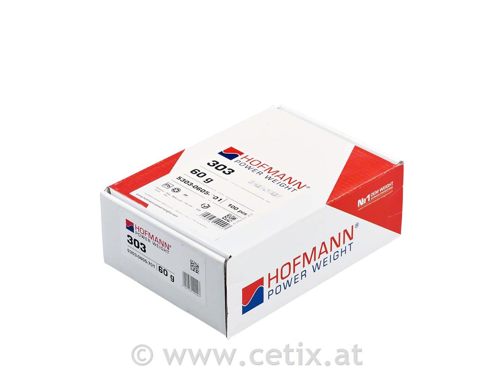 HOFMANN - Klebegewichte - Typ 303 (60g),5mm/100 Stück