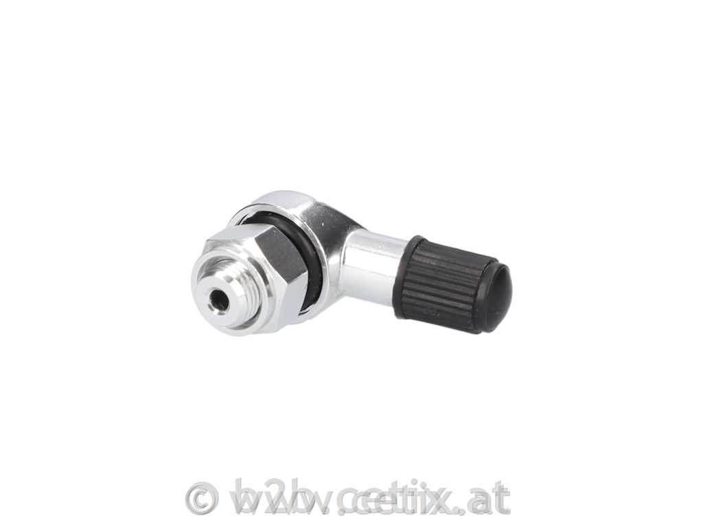 MOTORRADVENTIL - Alu (silber)8,3mm - 25MS