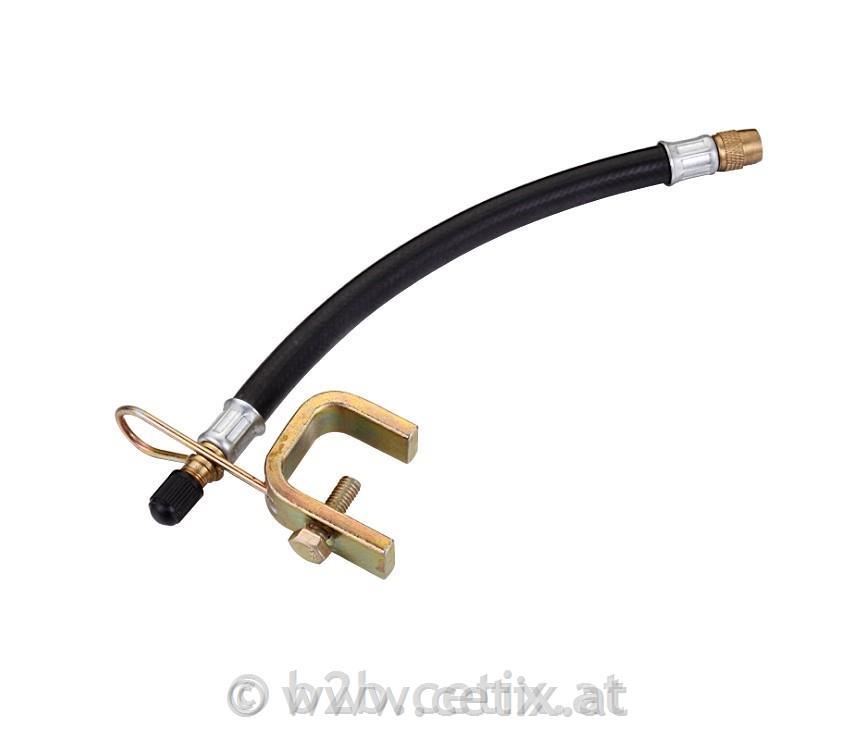 SCHRADER - Ventilverlängerung Gummi mitVentilhalter - 210mm (für LKW Ventile)