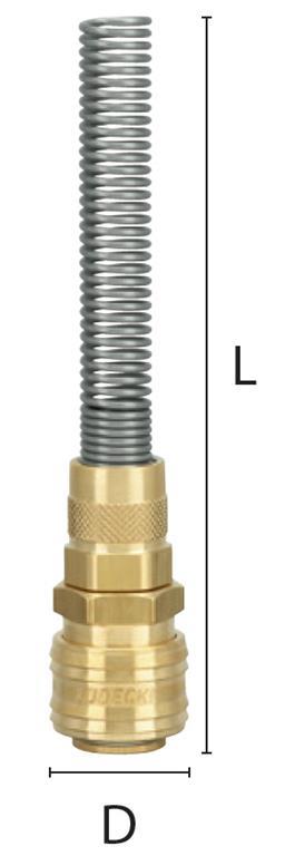 SCHNELLKUPPLUNG mit Spirale (Typ 26)