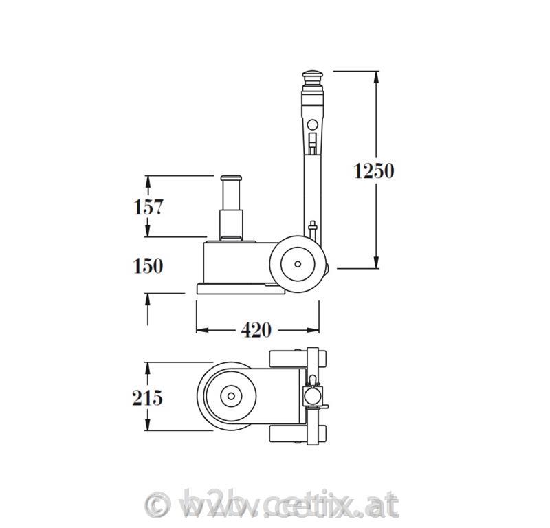PASQUIN - Hydraulischer Heber - P 182 C