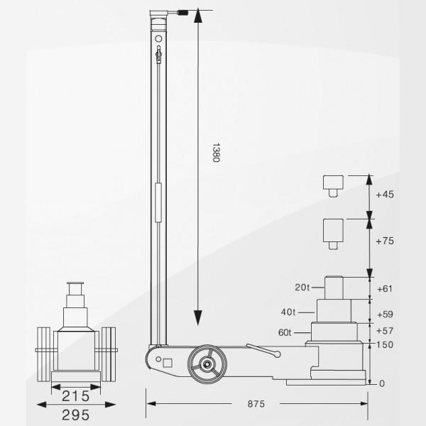 SNIT - Pneumatischer Heber - S60-3JL