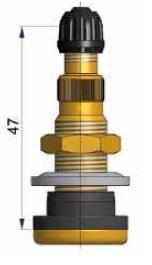 SCHRADER - Schlauchlos Ventil - TraktorTR 618A Metall (990)