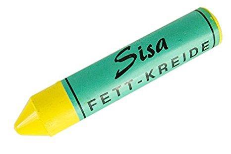 SISA - Fett-Kreide Gelb (Box/12 Stück)