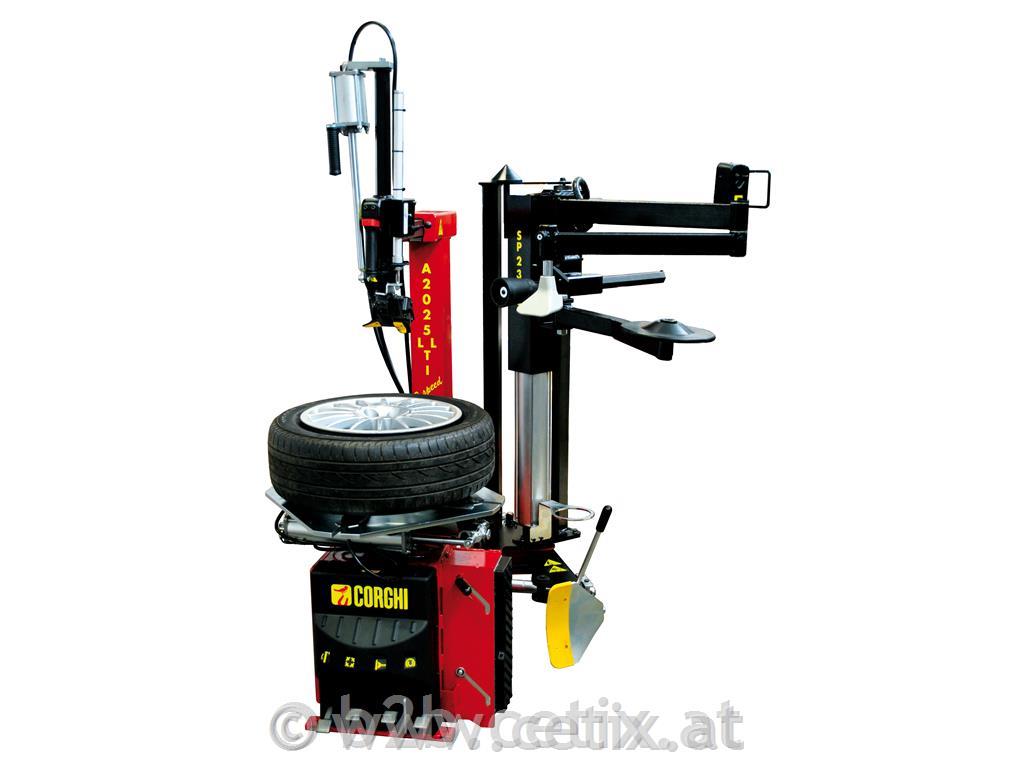 ReifenmontirmaschineCORGHI A2025 LL 2V T.I.+ Funktionelle Helper - SP2300 WDK Kit