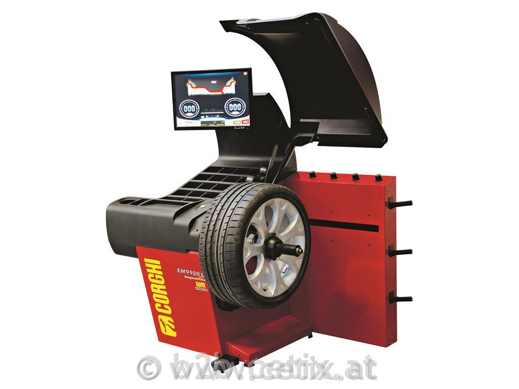 CORGHI EM 9980C Diagnostic Line -Reifenwuchtmaschine
