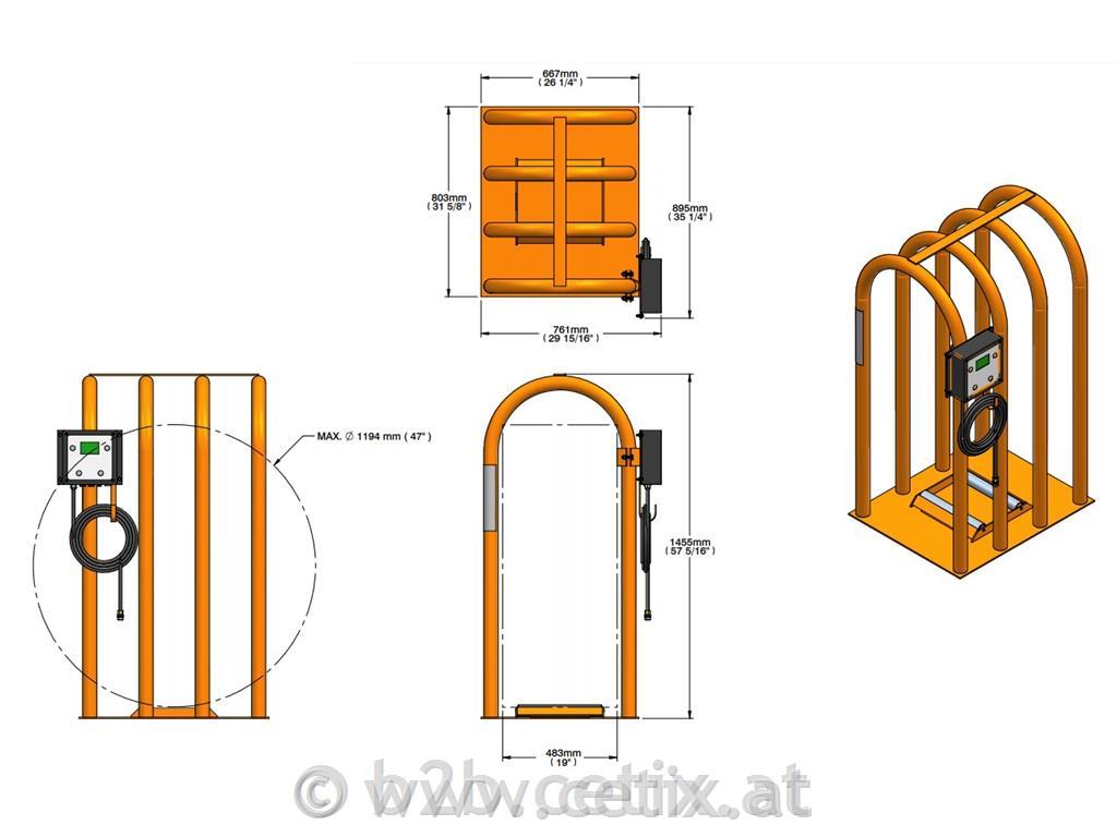 Reifenfüllkäfigsatz – Vollständiges Kit10 Bar