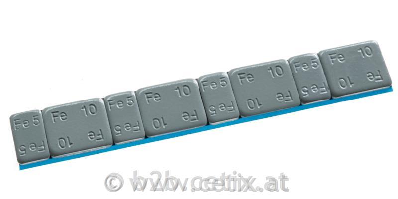 GOMER - Klebegewichte 60g (5g+10g), Grau
