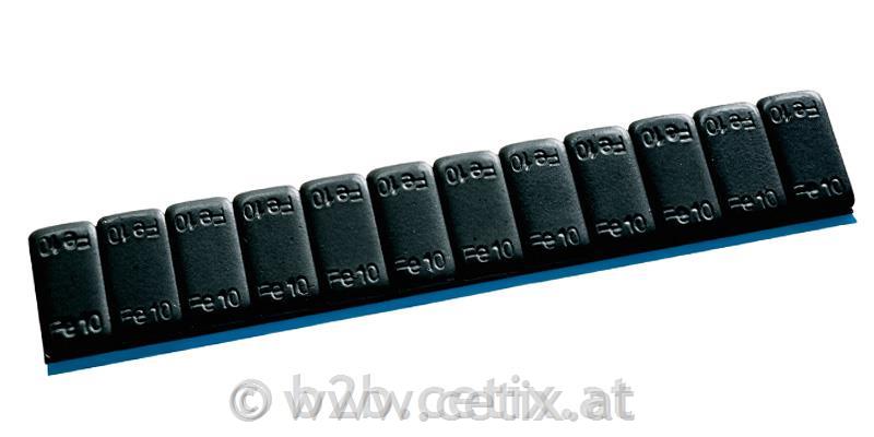 GOMER - Klebegewichte 60g (12x5g)Schwarz (100 Stk / VPE)