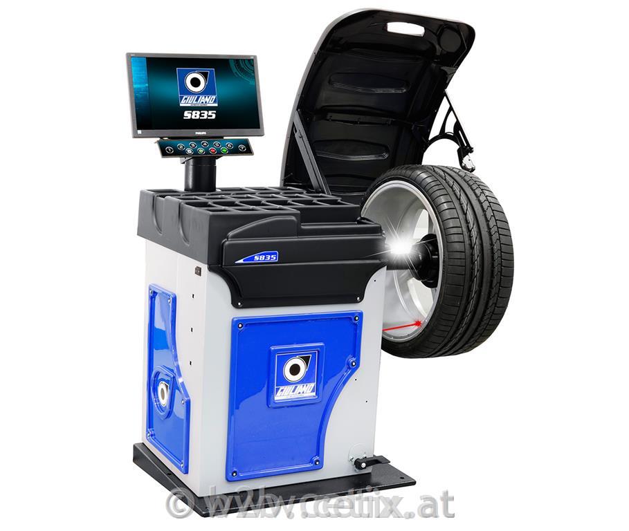ReifenwuchtmaschineGIULIANO - S 835Manuelle Radklemmung