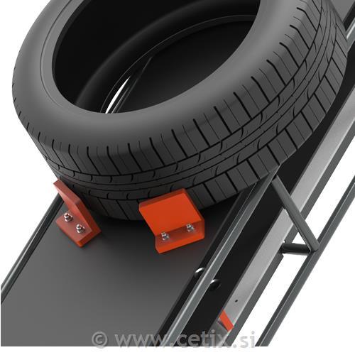 MARTINS - Fließband zur Reifenlagerung 4,6 m / 5,5 m / 6,4 m / 7 m