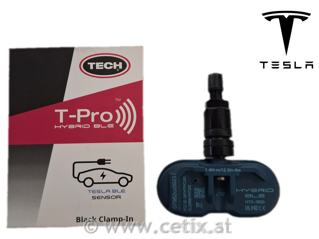 T-Pro Hybrid BLE Black – TPMS senzor Tesla