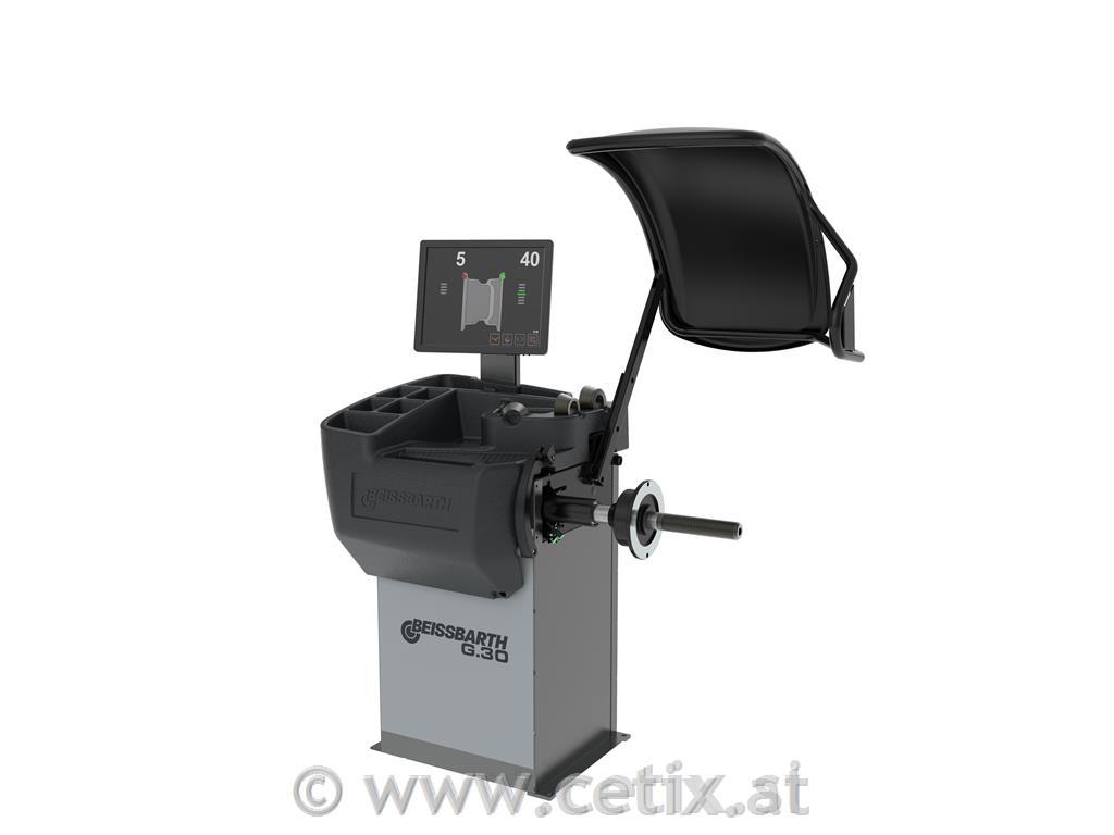 ReifenwuchtmaschineBEISSBARTH - G.30Manuelle Radklemmung