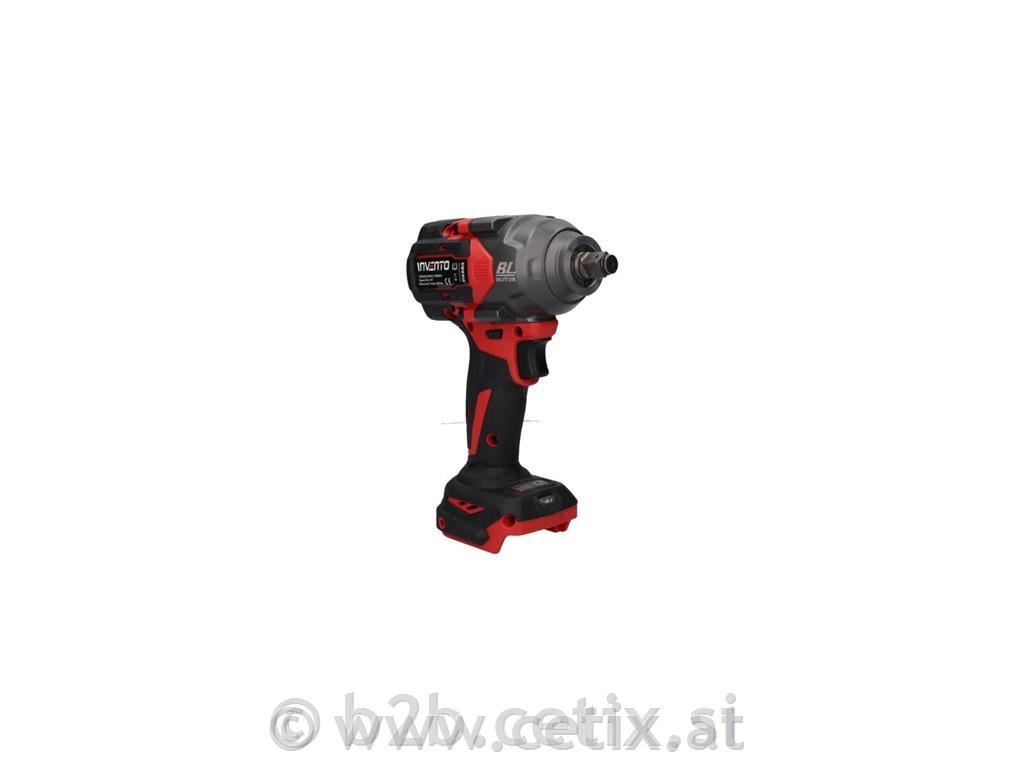 INVENTO - Baterijski brezkrtačni udarni vijačnik A63 1/2"