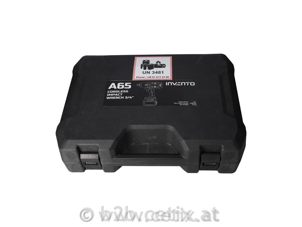 INVENTO - Baterijski brezkrtačni udarni vijačnik A63 3/4"