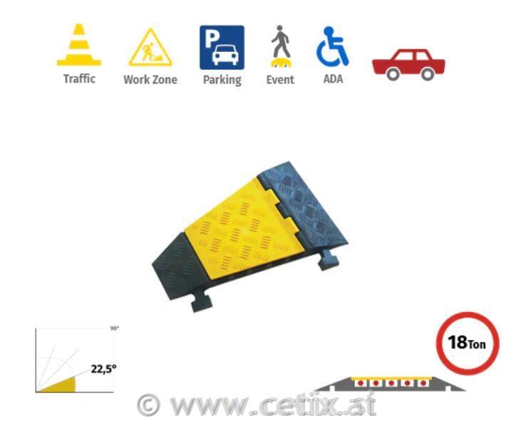 Platforma za prehod kablov / 5 - ukrivljen levo