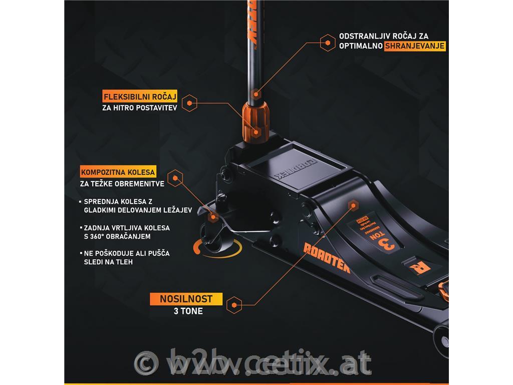 BATERIJSKO dvigalo krokodil ROADTEK